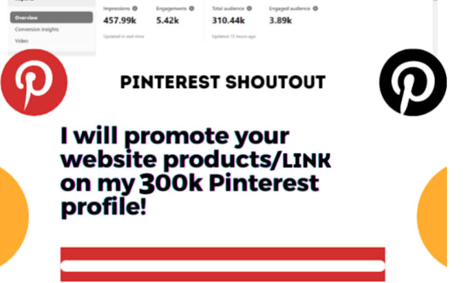 Bestseller - promote your products on my high traffic pinterest page