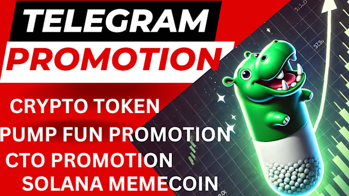 Gig Preview - Pump crypto token, do pump fun, cto presale, solana memecoin telegram promotion