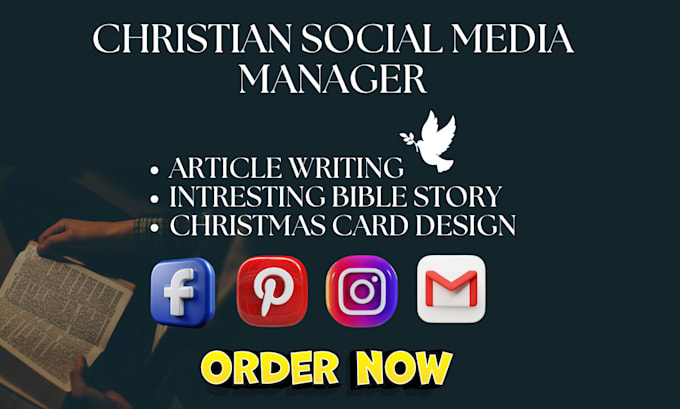 Gig Preview - Manage your facebook christian page, optimize and monitize your fb page