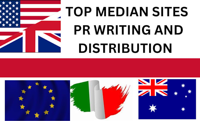 Gig Preview - Write and distribute press releases to premium media site europe, australia, UK