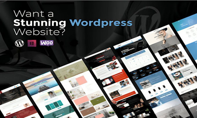 Gig Preview - Create  stunning wordpress website or redesign your existing site professionally