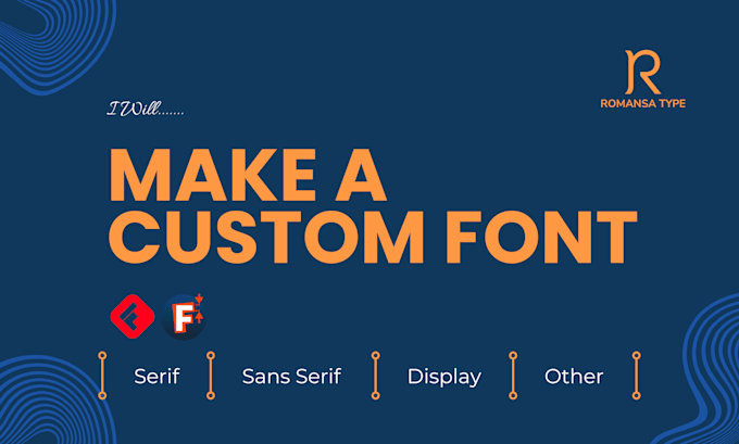 Gig Preview - Create a custom font that brings experience to life