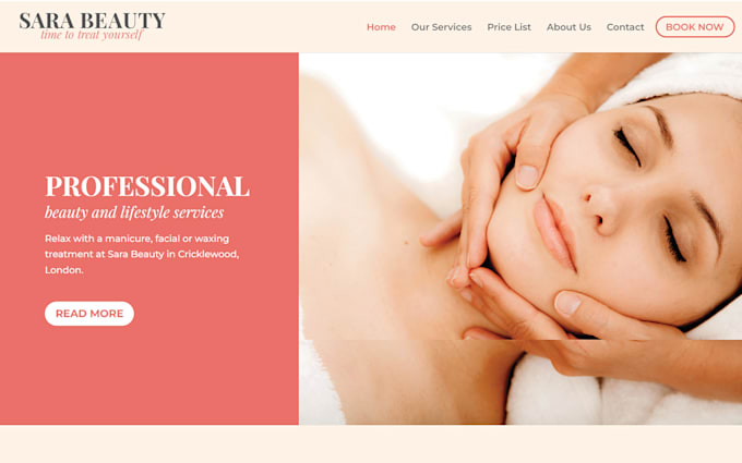 Gig Preview - Skin care website cosmetics website skin care shopify store