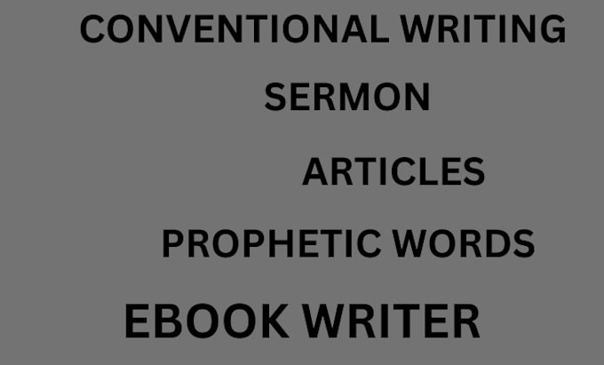 Bestseller - write conventional bible study