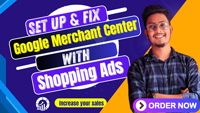 Gig Preview - Create and setup google merchant center with shopping ads campaign setup ,gmc