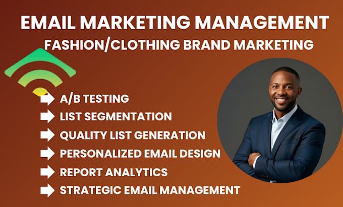 Gig Preview - Do fashion marketing clothing brand email marketing manager ecommerce marketing