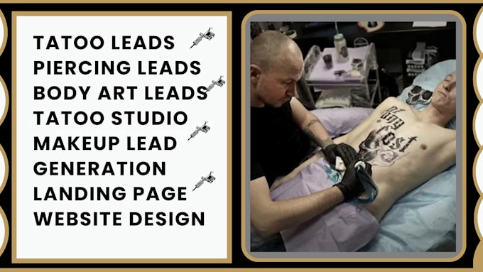 Bestseller - generate tattoo leads piercing leads tattoo studio makeup leads body art leads