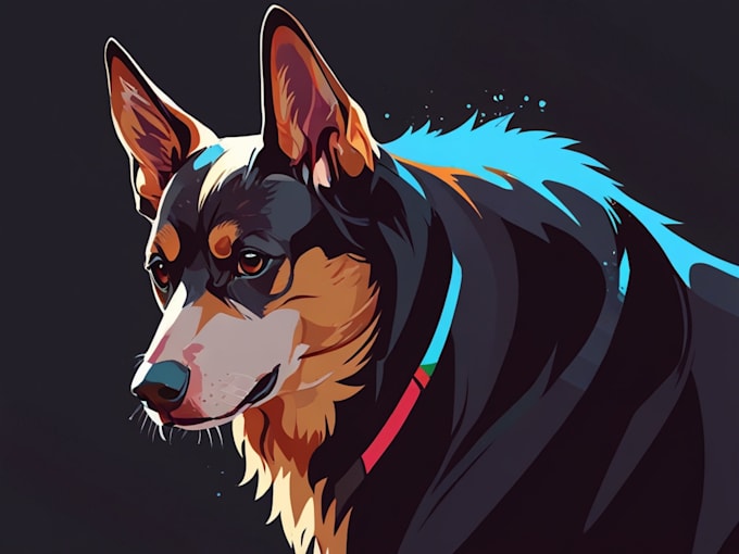 Gig Preview - Draw high quality vector for your pet or any animals