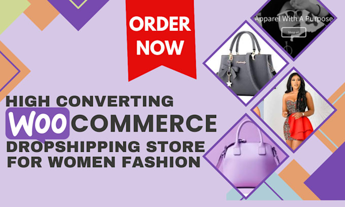 Gig Preview - Build high converting woocommerce dropshipping store for women fashion