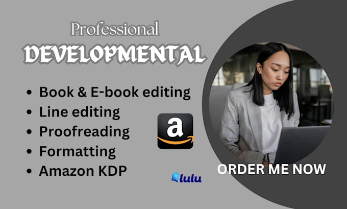 Bestseller - do developmental editing, book formatting, proofread, line edit for amazon KDP