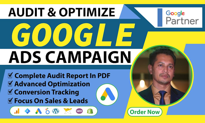 Gig Preview - Audit and optimize google ads PPC campaigns for ROI driven SEM as a specialist