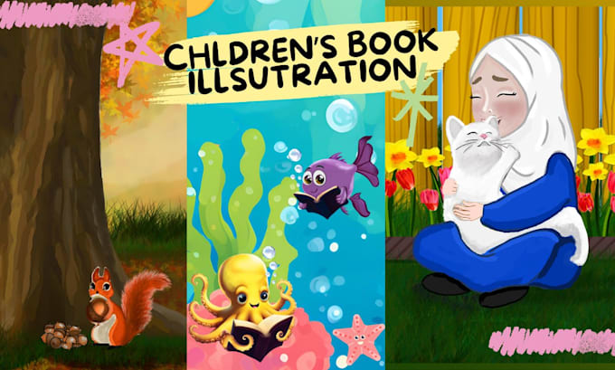 Bestseller - create beautiful childrens book illustrations