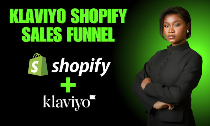 Bestseller - setup shopify klaviyo sales funnel marketing, email flows, ecommerce marketing