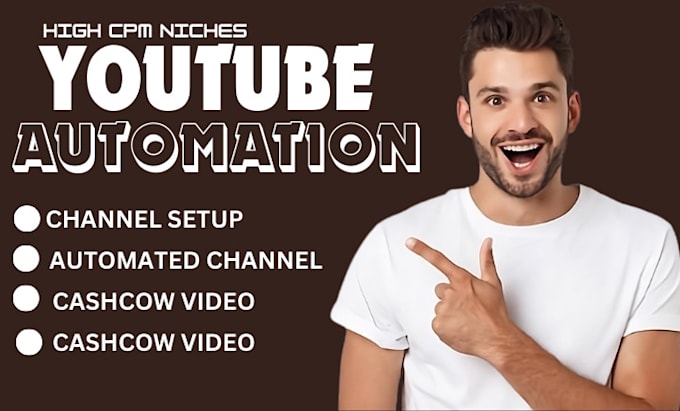 Gig Preview - Setup top 10 youtube automation channel, manage an automated cash cow channel