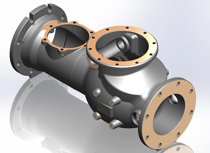 Gig Preview - 3d industrial product cad design for printing prototyping in solidwork, obj, stl