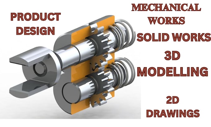 Bestseller - do 3d models and design mechanical products in solidwork