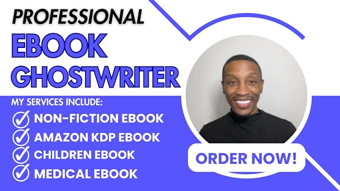 Gig Preview - Ghostwrite 30,000 words of ebook writer ghostwriter book writer ebook writing