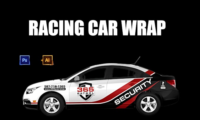 Gig Preview - Design racing car wrap, race car wraps custom racing wrap, race car vinyl wrap