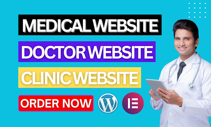 Gig Preview - Make professional medical website using wordpress