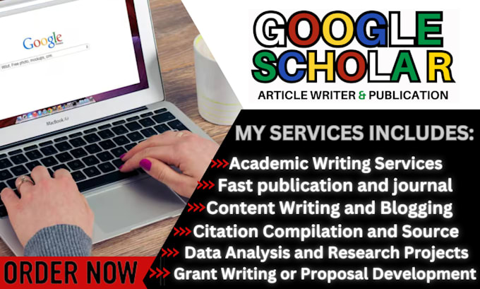 Gig Preview - Write and publish your research article in top journals that is index on google