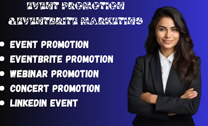 Bestseller - do passive targeted eventbrite promotion event promotion linkedin event, webinar