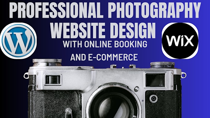 Gig Preview - Design a photography website and lead photography