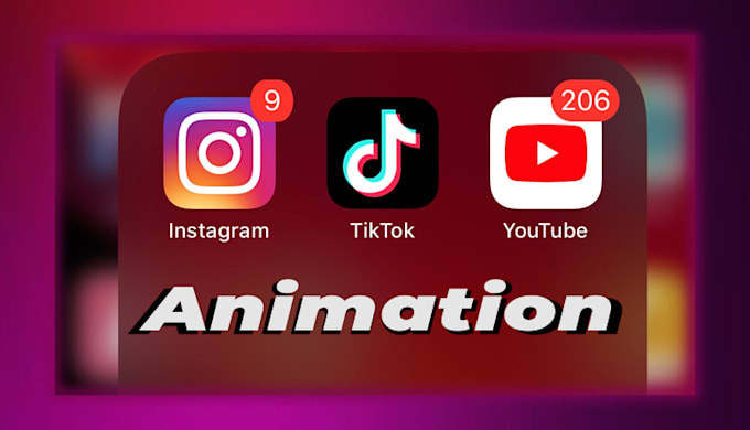 Gig Preview - Create unique animations for your social media posts and stories