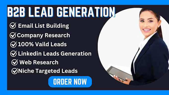 Bestseller - provide targeted b2b lead generation for any industries