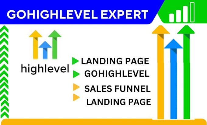 Gig Preview - Setup gohighlevel click funnel ghl website landing page sales funnel systeme io