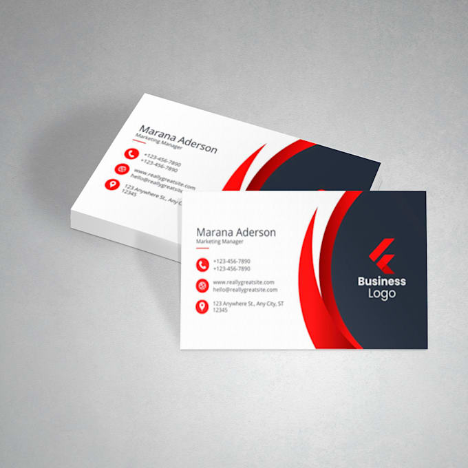 Gig Preview - Create a  minimalist professional business card design