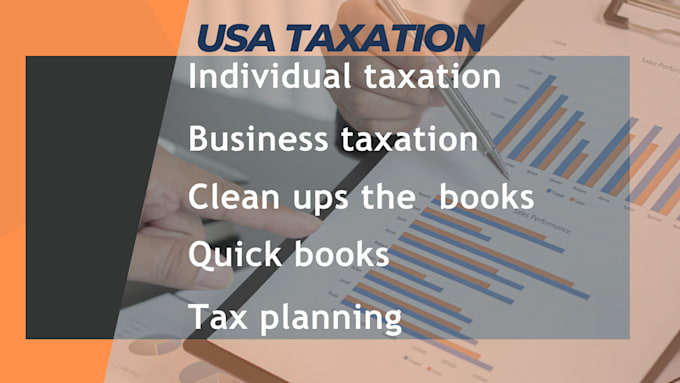 Gig Preview - Do USA taxation individual and business, clean up books, qb