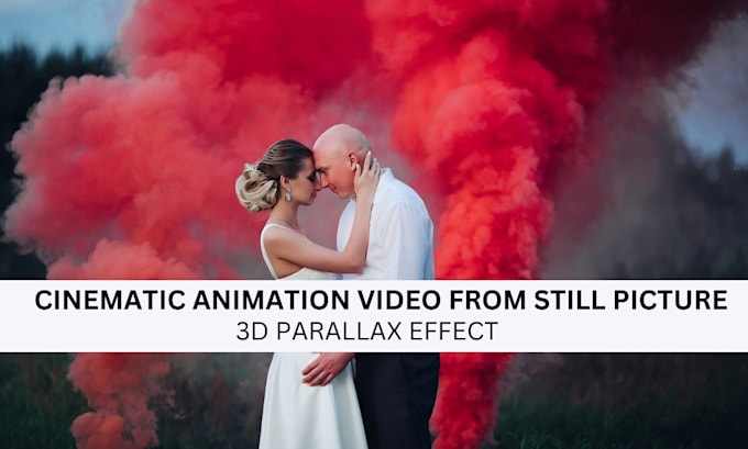 Gig Preview - Create stunning 3d parallax effect photo animation video from your images