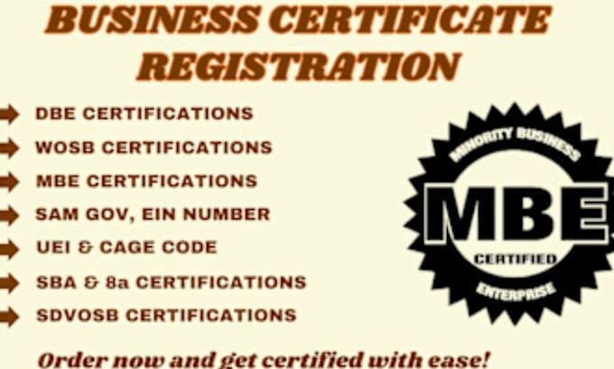 Gig Preview - Non profit business registration, sam gov 501c3 mbe ein cage code