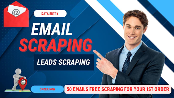 Gig Preview - Web scraping data mining email scraping and data extraction