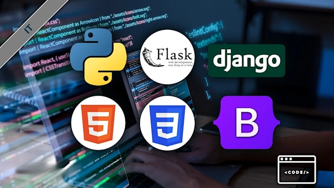 Gig Preview - Build  python web applications using django,flask, and react