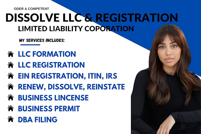 Gig Preview - Do US llc registration, uk ltd, ein, itin , dissolve llc, vat, llc renewal