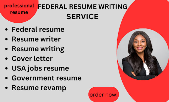 Gig Preview - Tailor federal resume usajobs resume  government resume federal resume writing