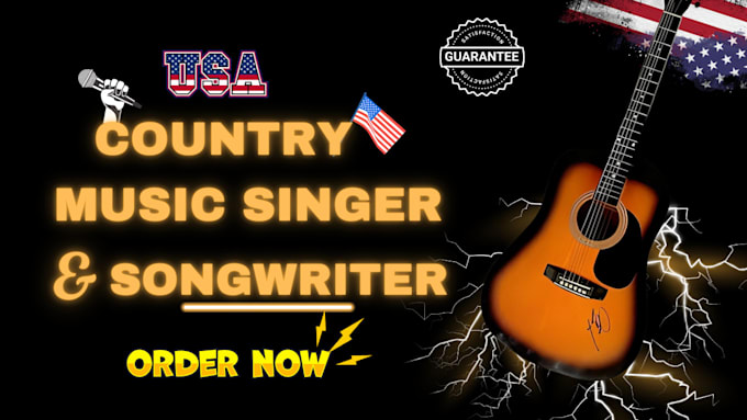 Gig Preview - Be your country music producer vocalist folk rock songwriter rap pop song