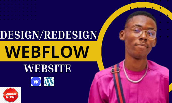 Gig Preview - Design, redesign, or develop webflow website, webflow expert, figma to webflow