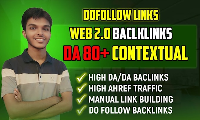 Gig Preview - Do web 2 0 backlinks