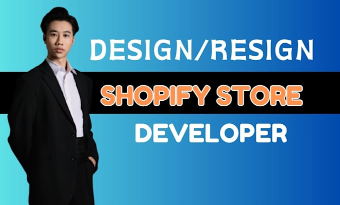 Gig Preview - Design shopify website redesign shopify website design shopify website redesign