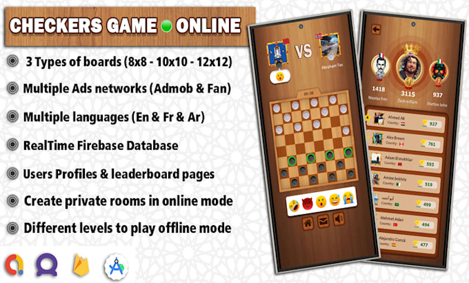 Bestseller - create full online board game for android studio project