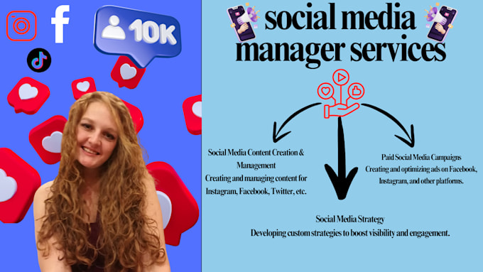 Gig Preview - Be your professional social media manager