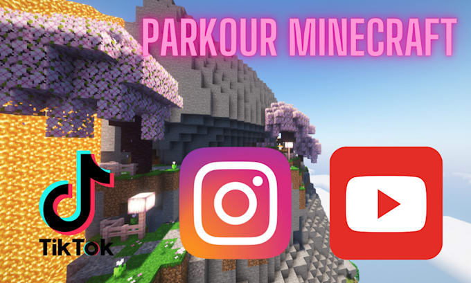 Bestseller - record minecraft parkour for reels, tiktok and youtube