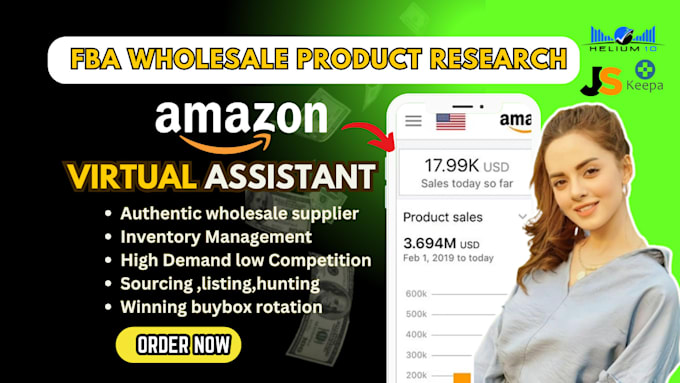 Gig Preview - Search winning wholesale fba product with authentic distributors