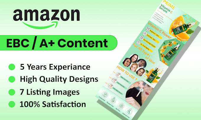 Gig Preview - Do premium amazon a plus, ebc enhanced brand content and listing pictures design