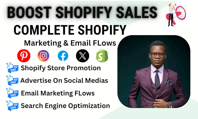 Gig Preview - Do shopify store marketing, increase shopify sales and boost shopify conversions