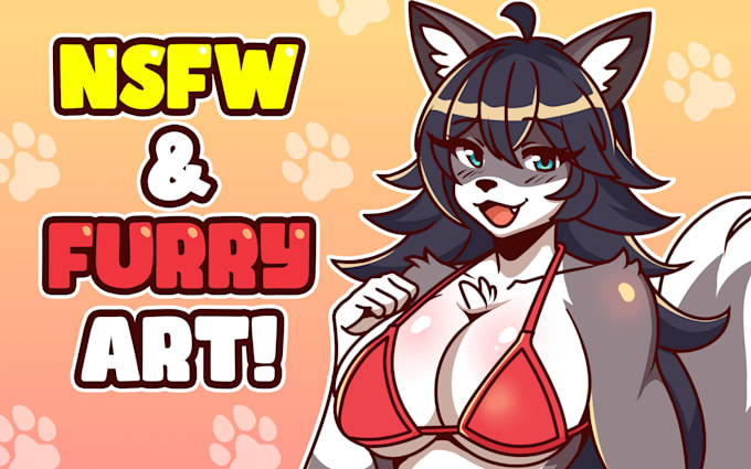 Gig Preview - Draw your furry, fursona in nsfw or sfw