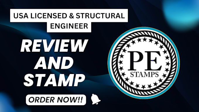 Bestseller - review stamp as licensed civil and structural engineer in florida and arizona