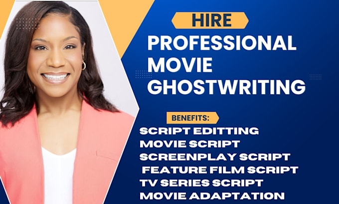 Gig Preview - Do movie script, screenplay, script writing, screenwriting, movie script film